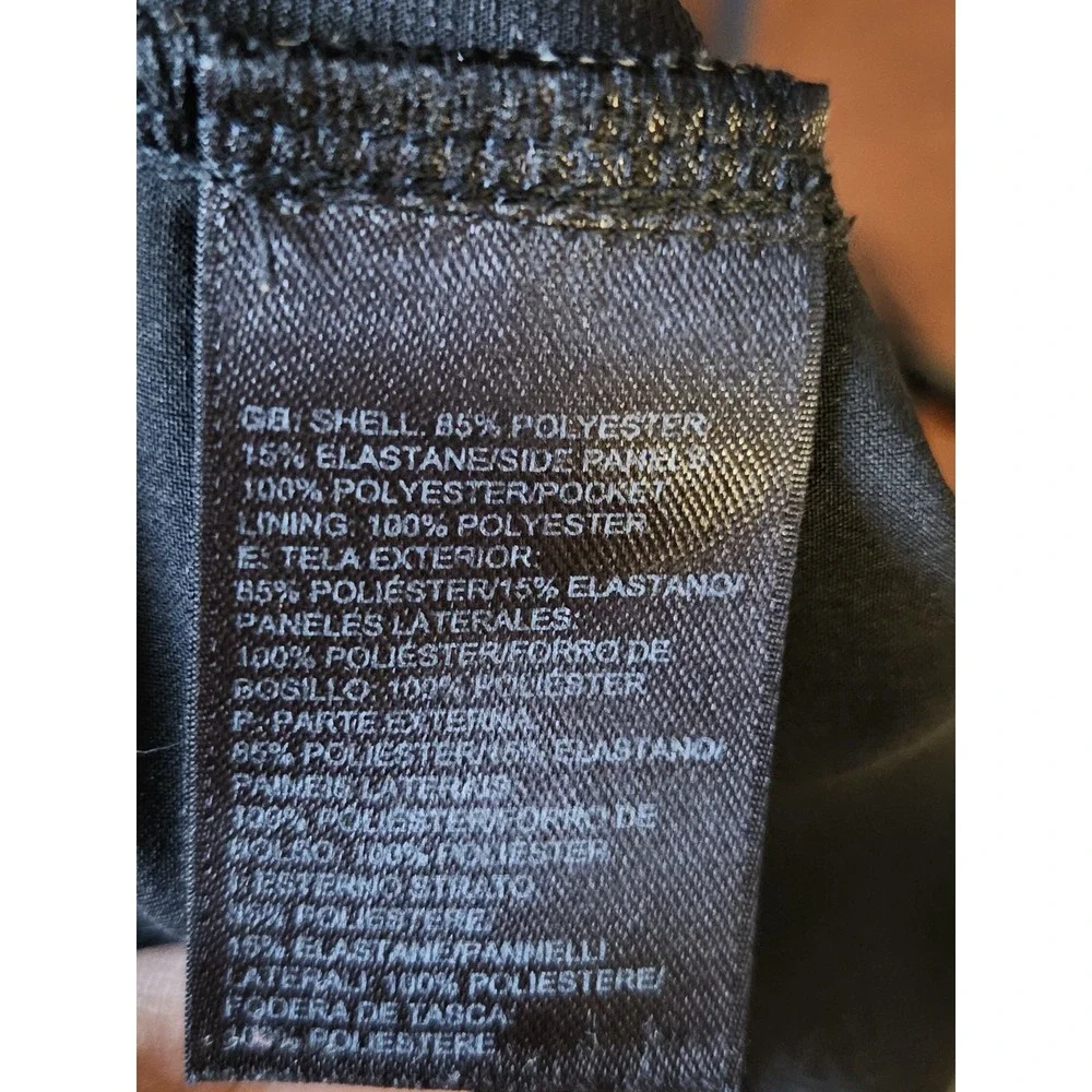 The North Face Men's Softshell Pants‎ Black Large Stretch Zip Ankle Outdoor